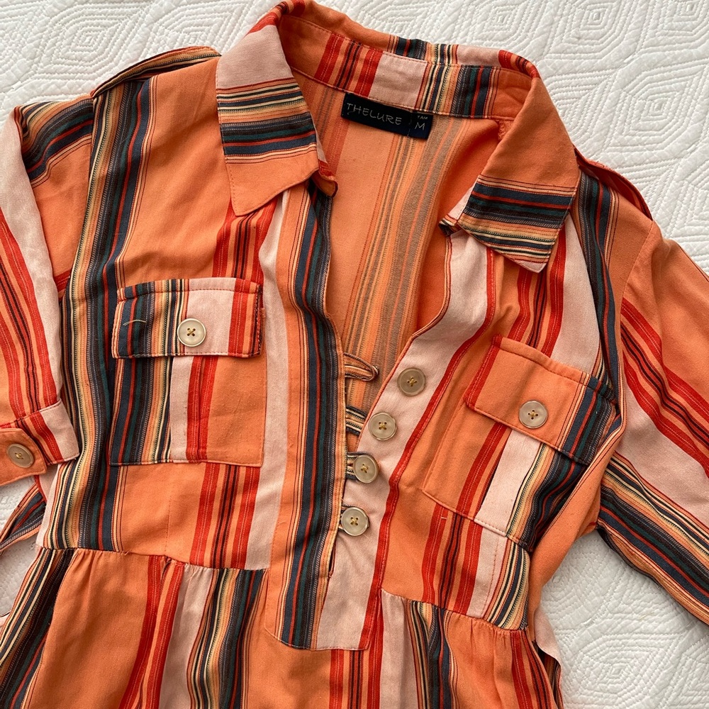 Vintage-style Striped Dress